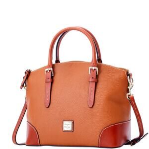 Dooney & Bourke Domed Pebble Leather Satchel
